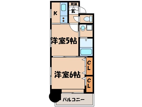 エステ－トモア西公園の物件間取画像